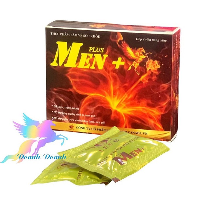 Viên uống tăng cường sinh lí nam - MEN+ (hộp 2 gói x 2 viên)