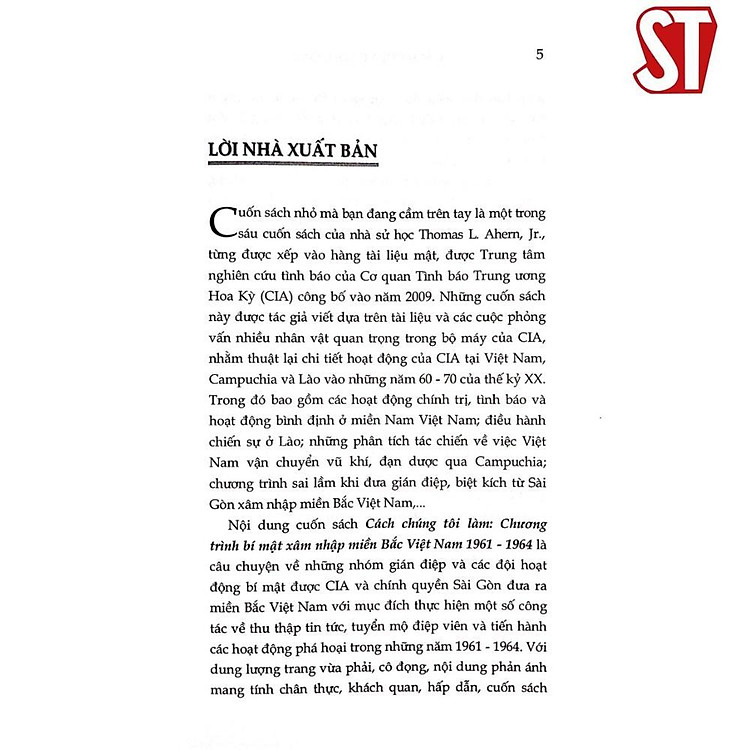 Cách Chúng Tôi Làm - Chương Trình Bí Mật Xâm Nhập Miền Bắc Việt Nam (1961 – 1964) - Ảnh 5