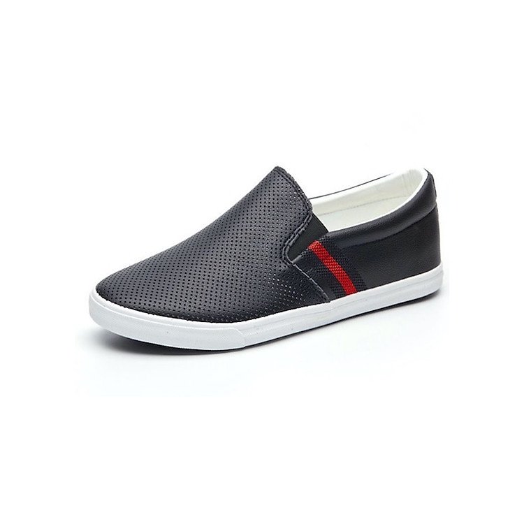 Giày slip on siêu mềm siêu nhẹ màu đen SLN9302