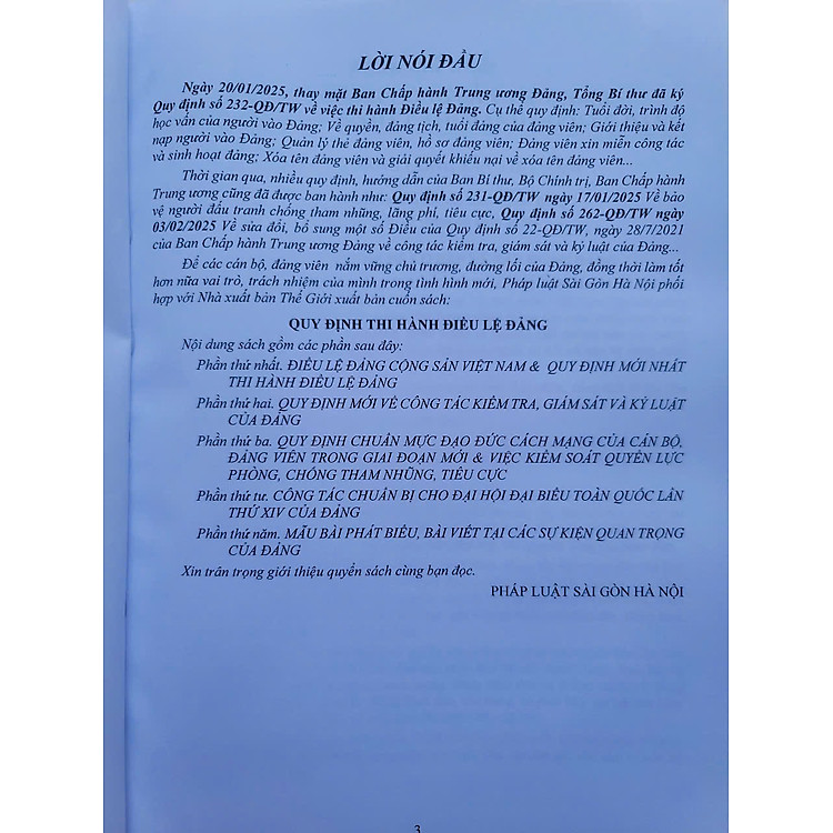 Quy Định Thi Hành Điều Lệ Đảng năm 2025 - Ảnh 3