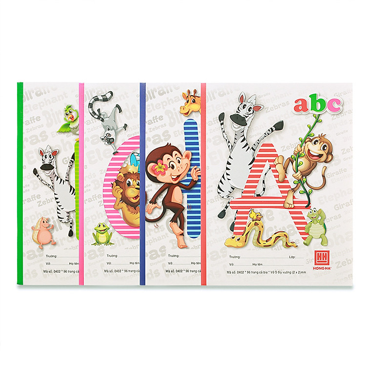 Lốc 10 quyển Vở 5 ô ly 96 trang Class ABC 0402 - Giao màu ngẫu nhiên