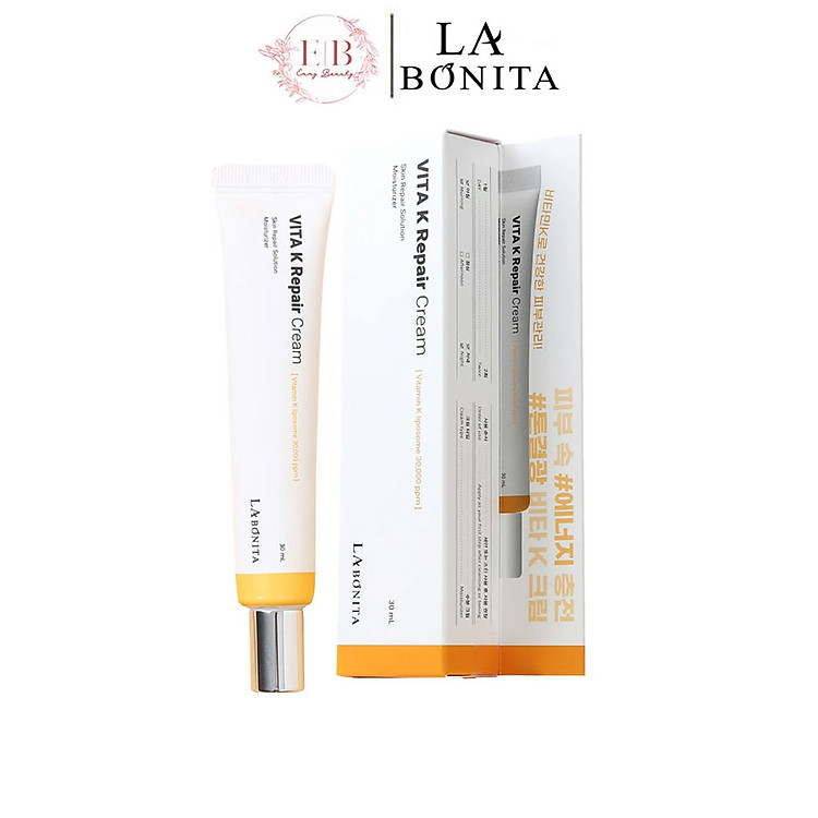 Kem Dưỡng Phục Hồi Da Tổn Thương La Bonita Vita K Repair Cream 30ml