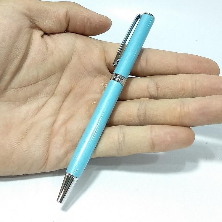 Bút Bi Kim Loại Nắp Vặn Pentel CC (Mực xanh) - Ảnh 2