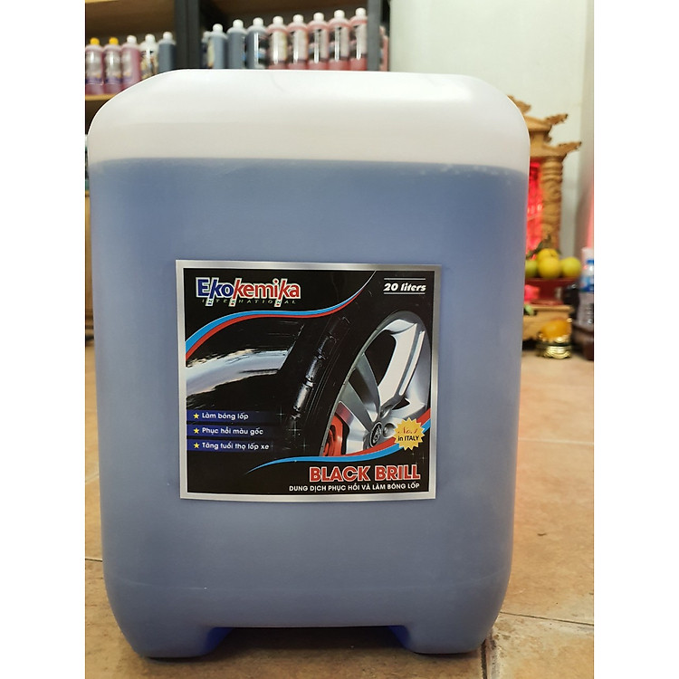 DUNG DỊCH DƯỠNG VÀ BÓNG LỐP EKOKEMIKA BLACKBRILL - 20L