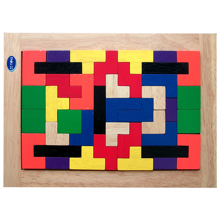 Mua Bộ đồ chơi xếp hình gỗ Winwintoys Chính hãng Giá tốt - Hình ảnh 4