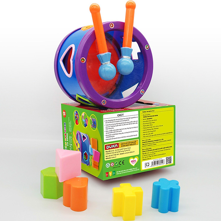 Trống Thả Hình Đa Năng Happy Baby Chính hãng Ưu đãi - Hình ảnh 2