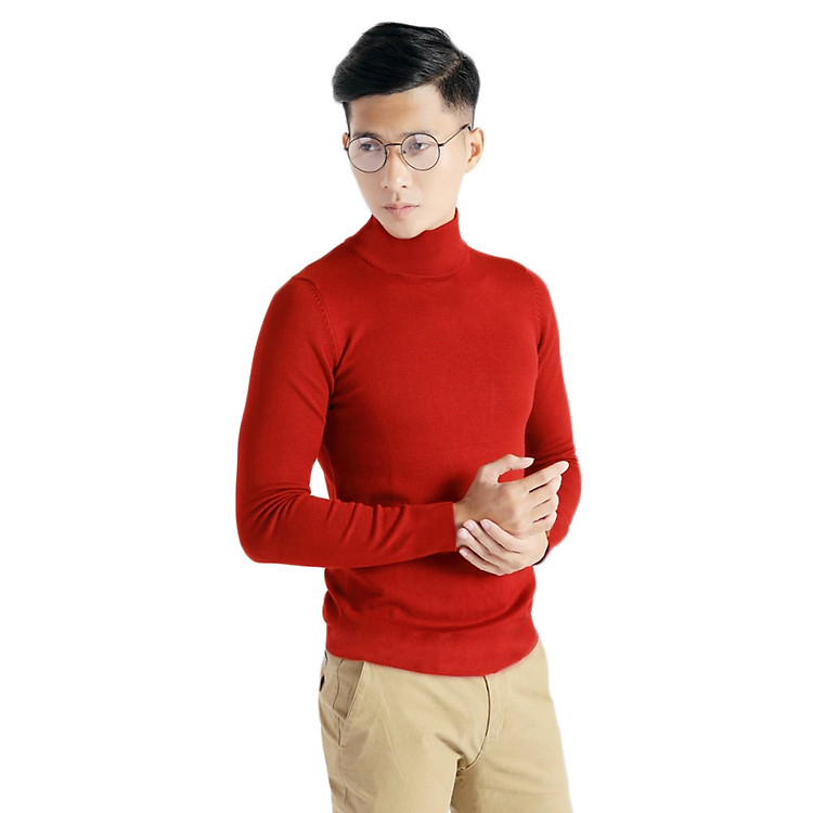 Áo thun cổ lọ nam tay dài TW13