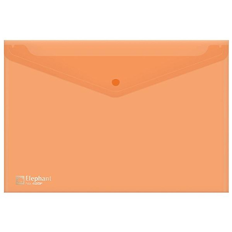 Bìa Nút Nhựa Elephant 425F – Màu Cam