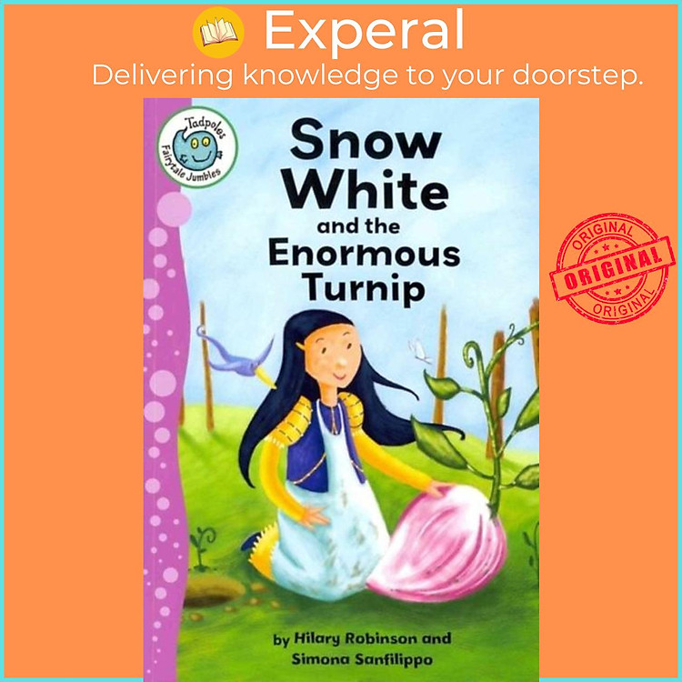 Sách - Snow White and the Enormous Turnip by Hilary Robinson (UK edition, paperback)
