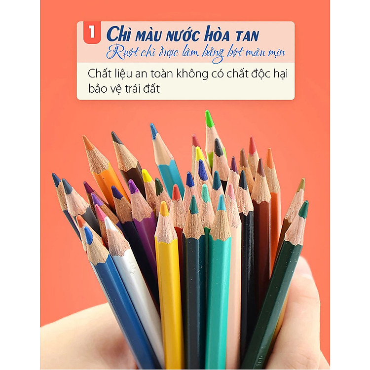 Bộ Bút Chì Màu Nước STABILOaquacolor (12 màu) - Ảnh 3