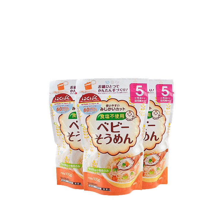 Mua Combo 3 Mì ăn dặm Hakubaku Tiết kiệm