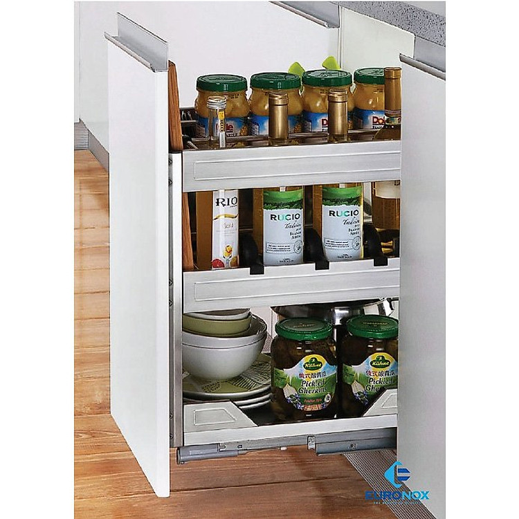 Giá đựng gia vị chai lọ đáy đặc Spice Bottle Rack with Solid Base