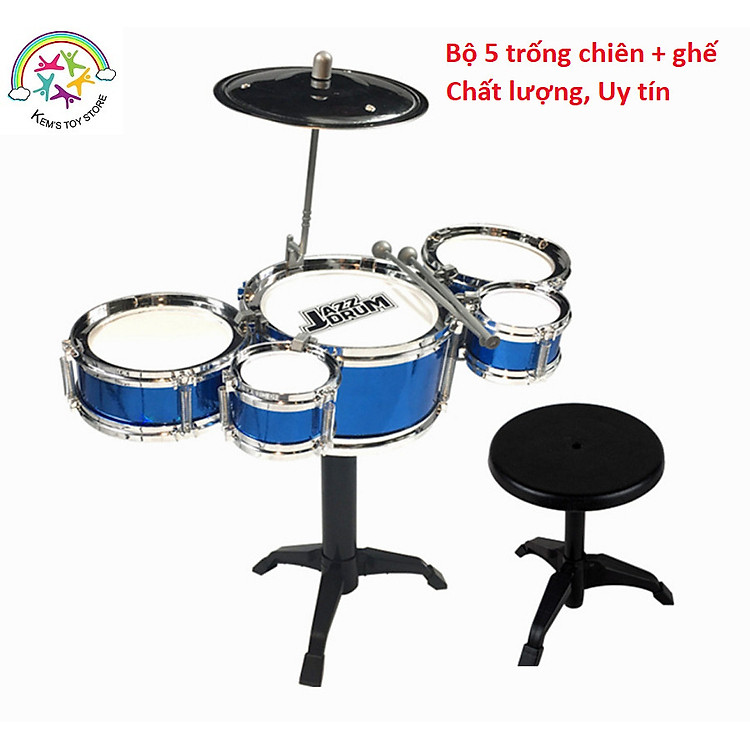BỘ 5 TRỐNG 1 CHIÊNG ÂM THANH SỐNG ĐỘNG