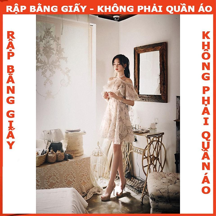 Rập giấy A0 đầm xòe trễ vai mã 1263 (BẢN VẼ) - Ảnh 3