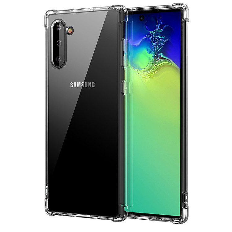 Ốp Lưng Case TPU Dẻo Chống Sốc Dành Cho Samsung Galaxy Note 10 Note 10 Plus (Trong Suốt) Helios
