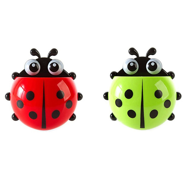 Bộ 02 kệ đựng bàn chải và kem đánh răng hình bọ cánh cam Panda