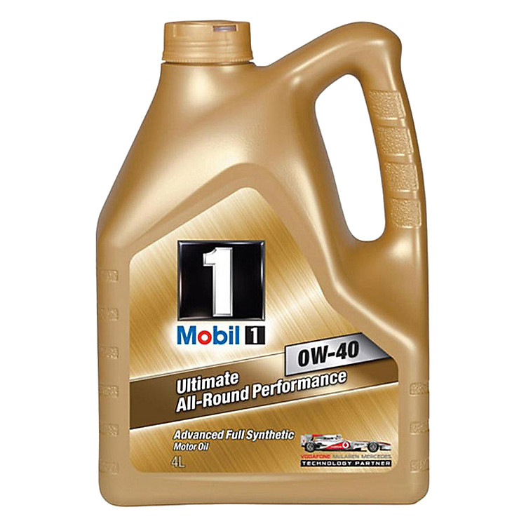 Nhớt Tổng Hợp Ô Tô – Xe Máy Mobil 1™ 0W-40 Gold (4L)