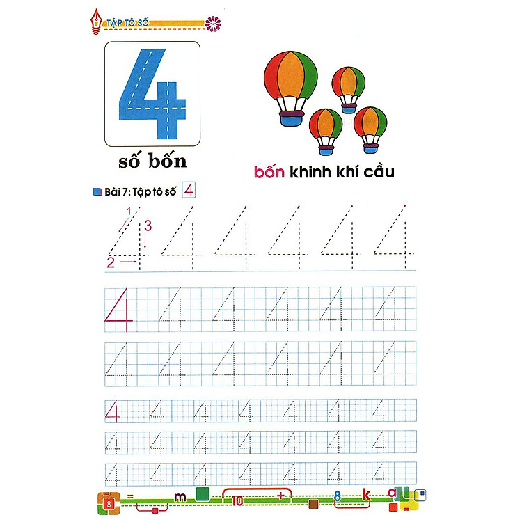 Tủ Sách Bé Vào Lớp Một - Tập Tô Số Lớp 1 - Ảnh 4