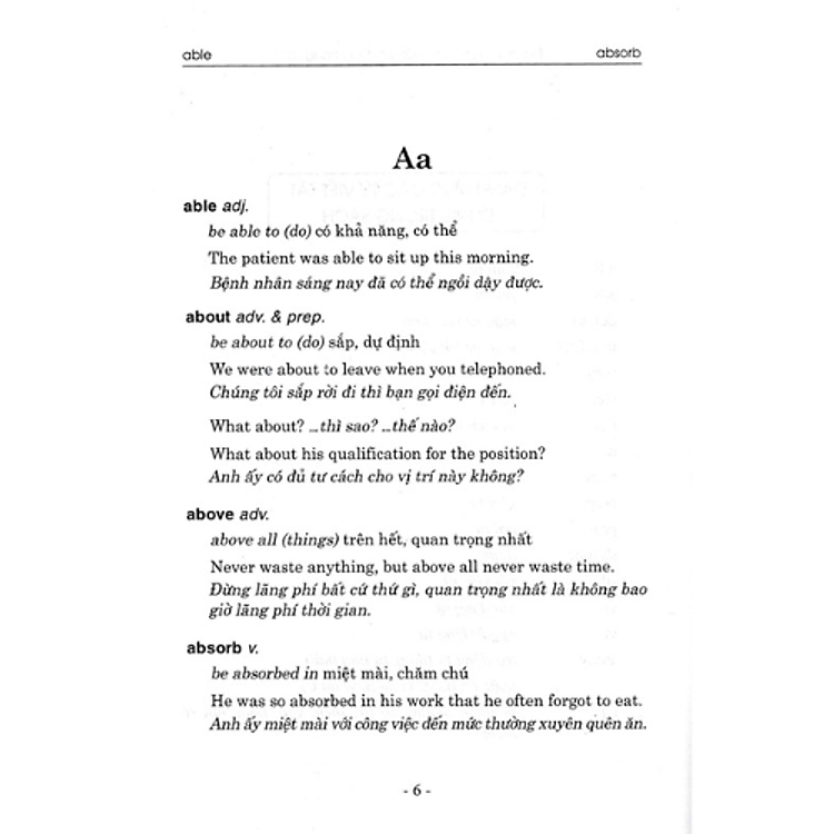 Từ Điển Các Cụm Từ Thường Dùng Trong Tiếng Anh - Căn Bản - Ảnh 3