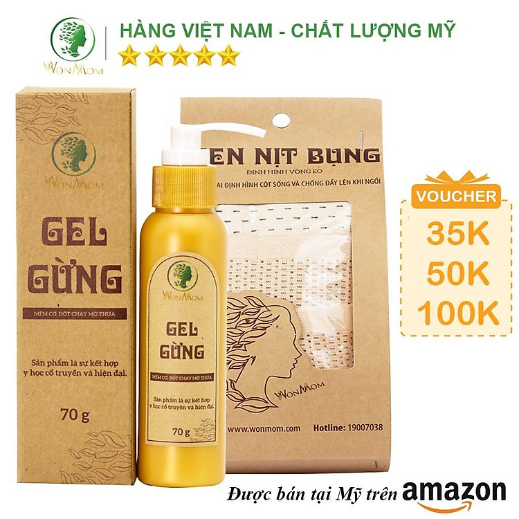 Bộ giảm mỡ bụng Wonmom chính hãng Giá tốt