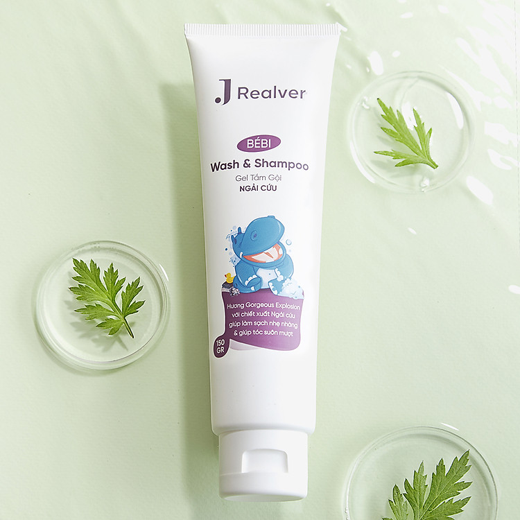 Gel Tắm Gội Ngải Cứu JRealver 150g Tiết kiệm - Hình ảnh 3