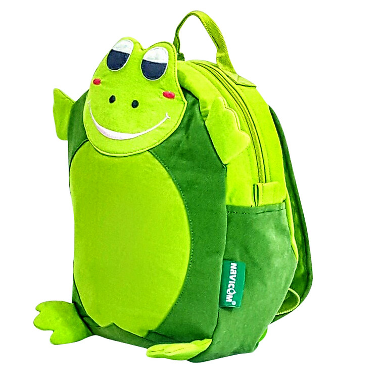 Balo Trẻ Em Navicom Hình Ếch Con - Xanh Lá