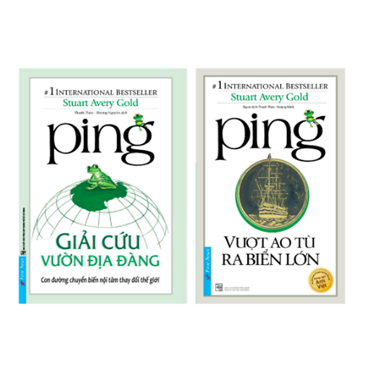 Sách - Combo 2 cuốn Ping: Giải Cứu Vườn Địa Đàng + Vượt Ao Tù Ra Biển Lớn (Song Ngữ) - First News