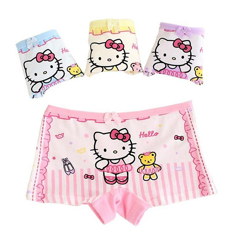 Set 5 quần lót dạng đùi cotton cho bé gái hình ngẫu nhiên