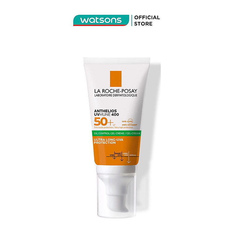 Kem Chống Nắng Nâng Tông Dành Cho Da Dầu La Roche-Posay Anthelios XL SPF 50+ UVB & UVA 50ml
