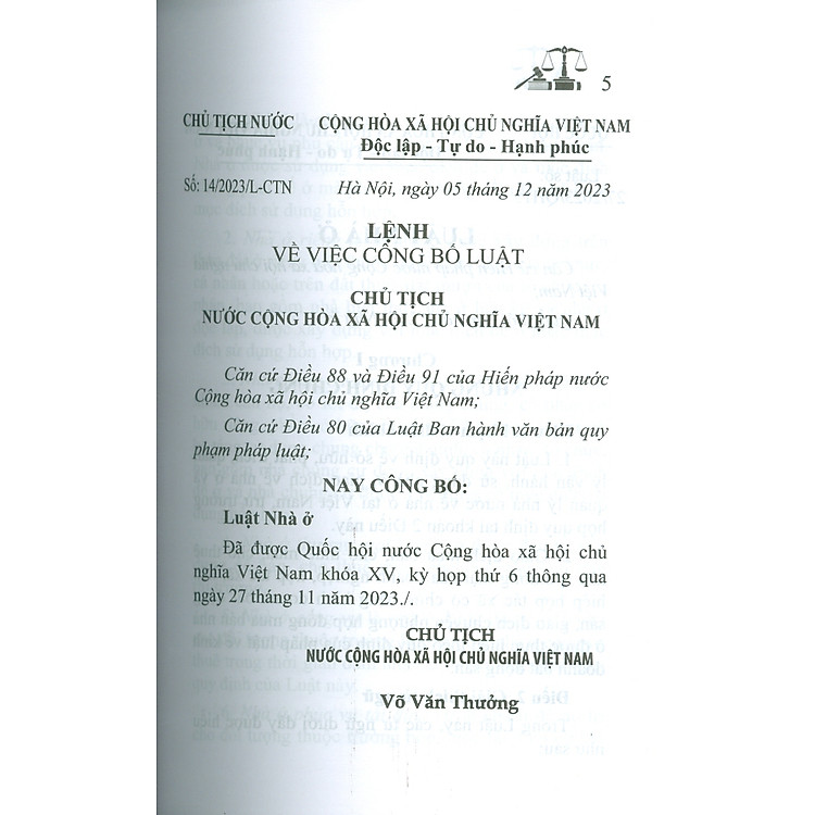 Luật Nhà Ở (Có hiệu lực thi hành từ ngày 1/8/2024) - Ảnh 3