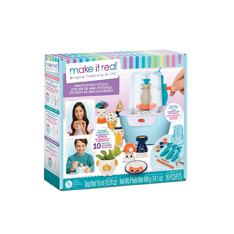 Chọn mua tại Shopee: Đồ Chơi Bộ Làm Gốm Mini MAKE IT REAL - Giá tốt nhất tại Mall Shop