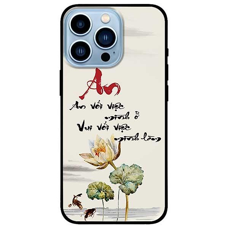 Ốp lưng dành cho Iphone 13 Mini - Iphone 13 - Iphone 13 Pro - Iphone 13 Pro Max - An Sen Trắng