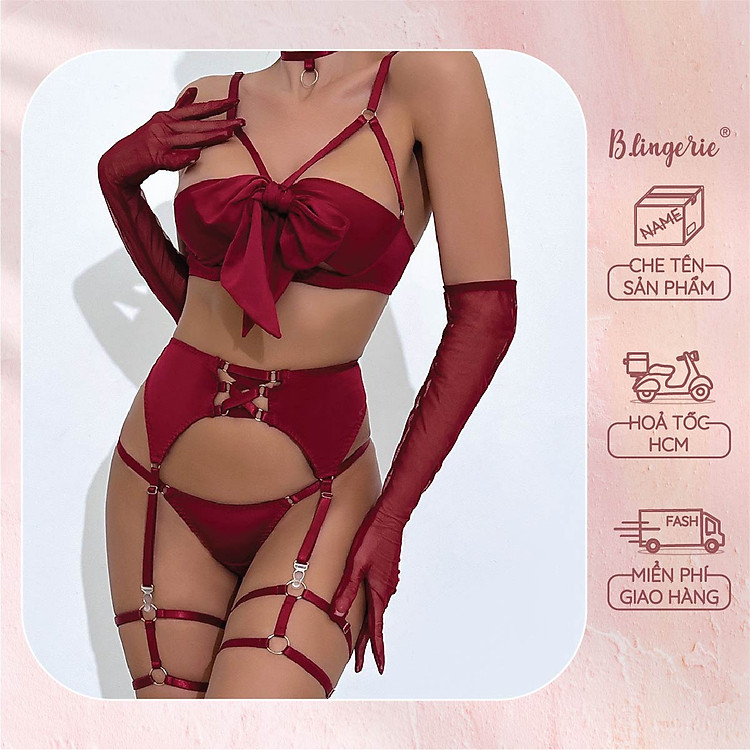 Bộ Đồ Lót Cột Nơ - B.Lingerie