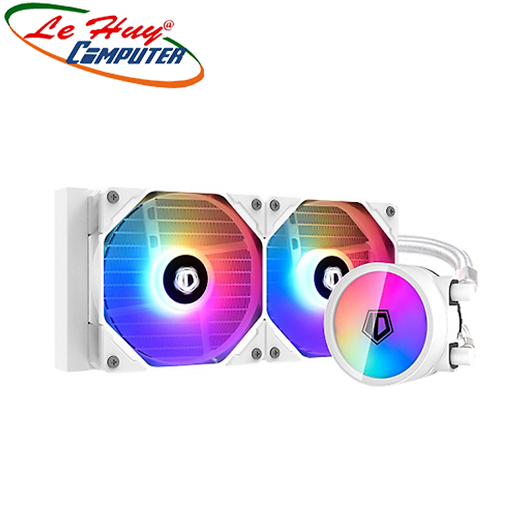 Bộ tản nhiệt nước ID-COOLING ZOOMFLOW 240-XT SNOW ARGB - Hàng Chính hãng