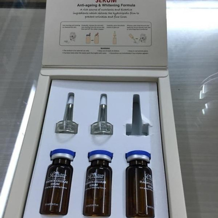 Serum Tinh Chất Nhau Thai Cừu Rosanna Radiance Concentrate - 3 Ống 8ml