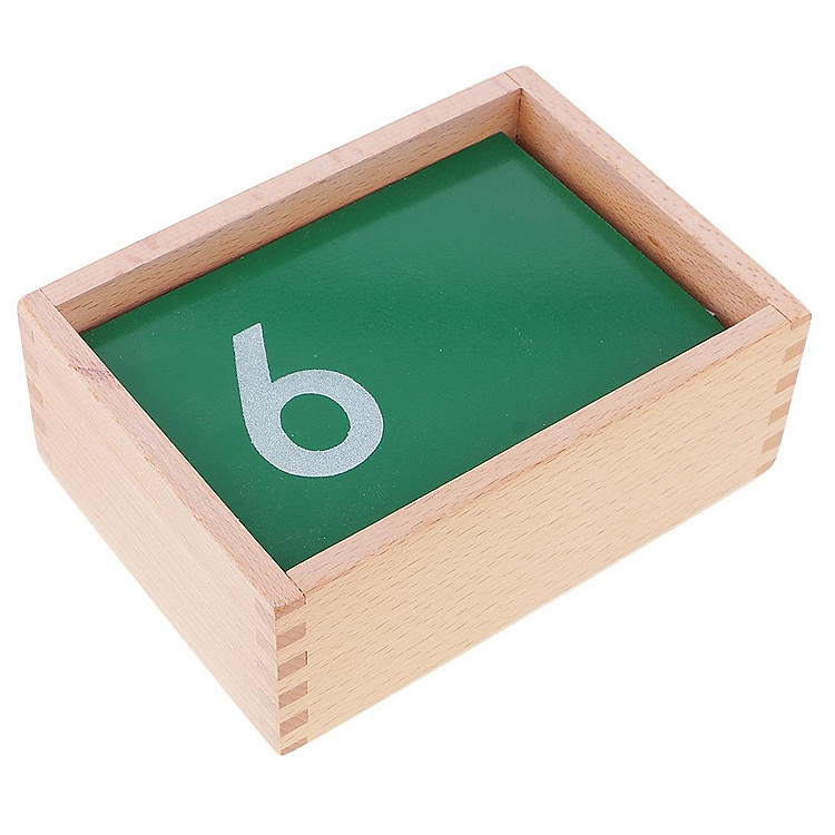 Children Montessori Number Learning Counting Toy 0-9 Sandpaper Number Boards