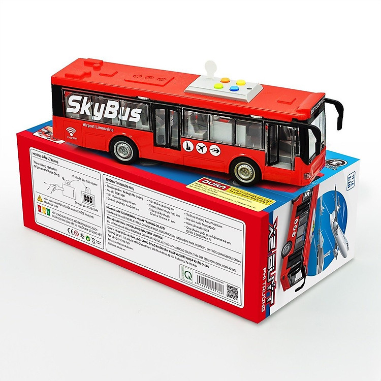 Xe Buýt Phi Trường Đỏ Duka DK81198 Chính hãng Tiết kiệm - Hình ảnh 5