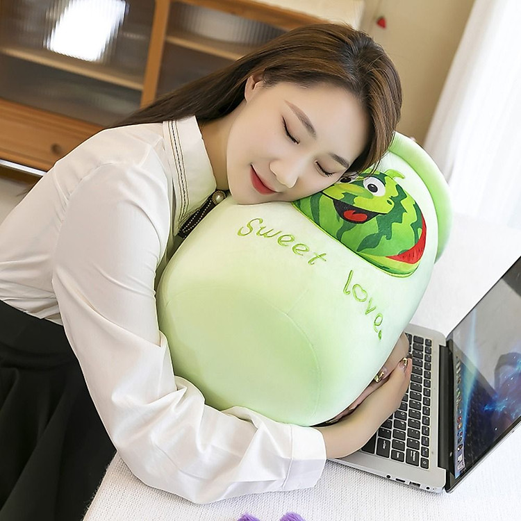 Gối ôm trà sữa trái cây Sweet Love Chính hãng Ưu đãi - Hình ảnh 4