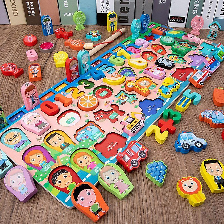 Mua Bộ Đồ Chơi Câu Cá Gỗ Thông Minh Chính hãng Tiết kiệm - Hình ảnh 3