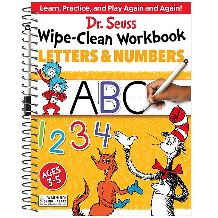 Dr. Seuss Wipe-Clean Workbook: Letters And Numbers