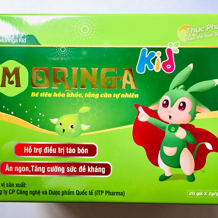 Thực Phẩm Bảo Vệ Sức Khỏe Cốm Chùm Ngây Moringa Kid - Hỗ Trợ Bé Ăn Ngon