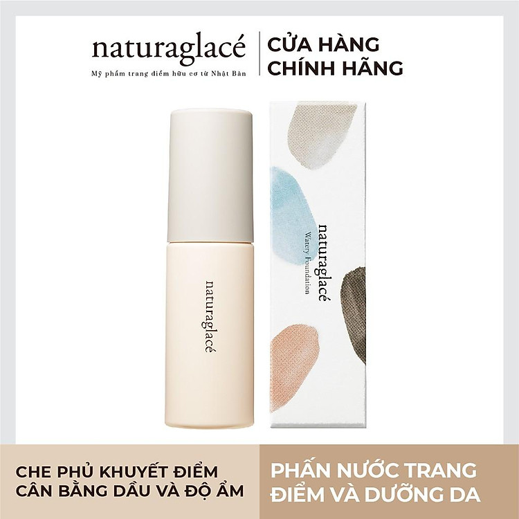 Phấn nước trang điểm và dưỡng da - naturaglacé Watery Foundation