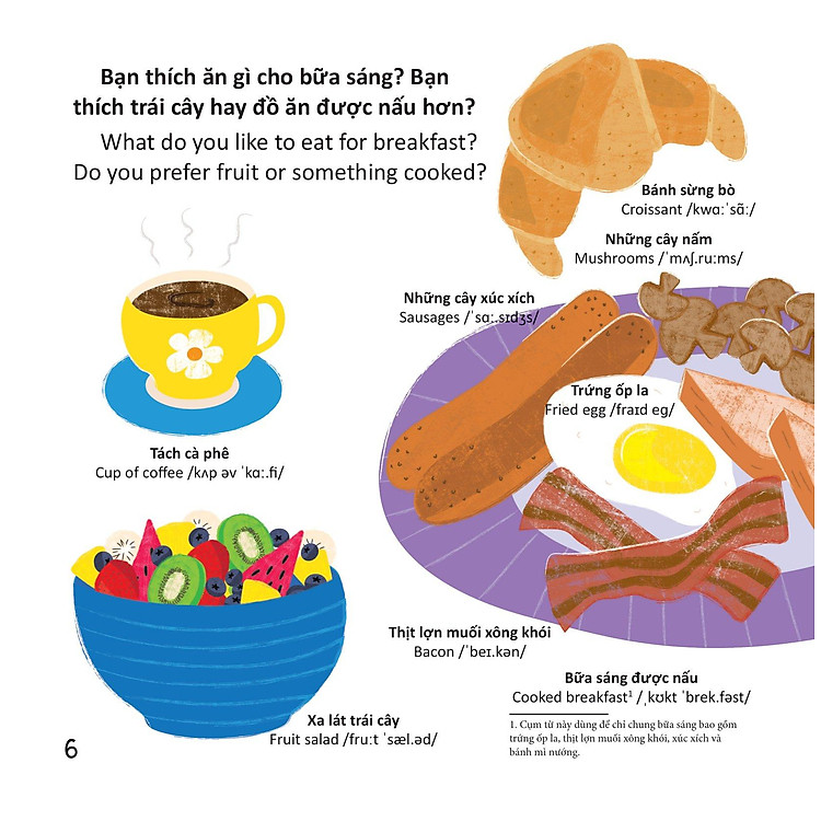 Thư Viện Từ Vựng Đầu Đời Cho Bé - Thức Ăn Của Tớ - Ảnh 2