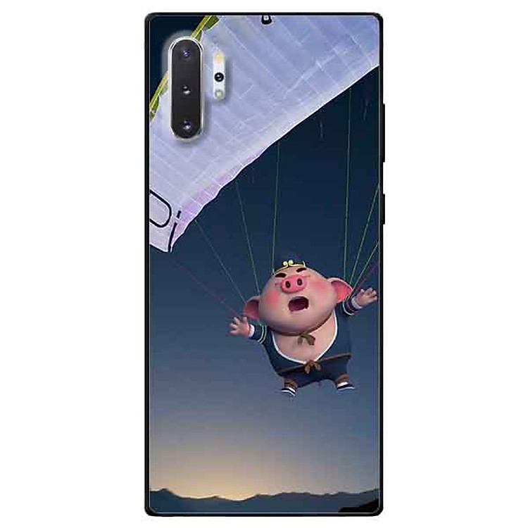 Ốp lưng in cho Samsung Note 10 Plus Mẫu Heo Bay