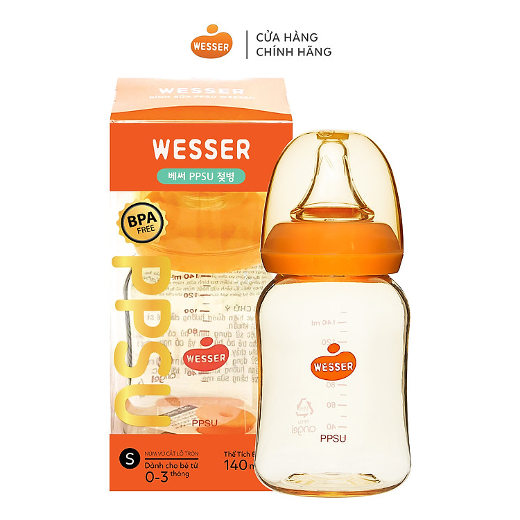 Mua Combo 2 bình sữa Wesser và nước rửa Đảm bảo Giá rẻ - Hình ảnh 4