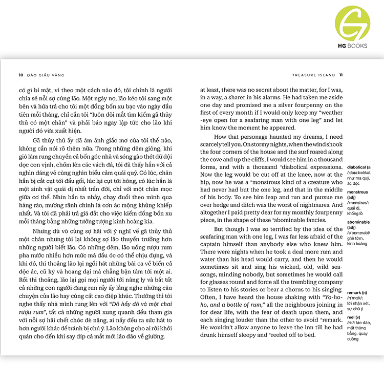 Đảo Giấu Vàng - Sách Song Ngữ Kinh Điển - Ảnh 5