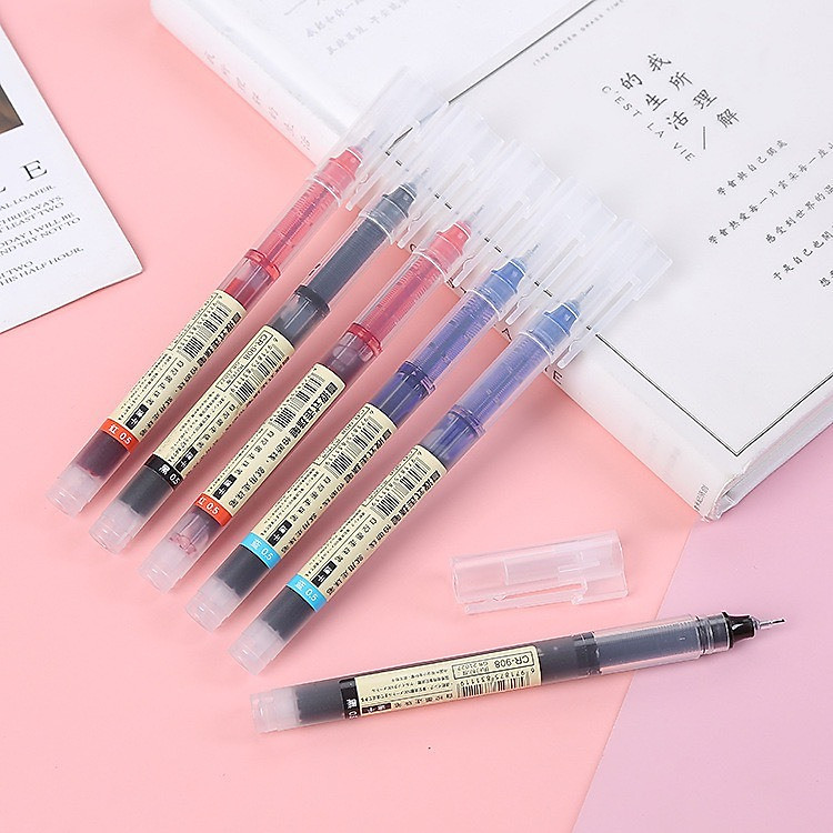 Bút Gel Nước Đầu Kim 0.5mm (10 chiếc) - Ảnh 3