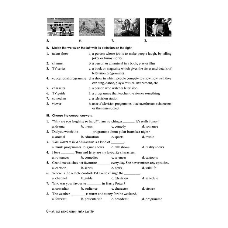 Bài Tập Tiếng Anh Lớp 6 Tập 2 - Ảnh 6