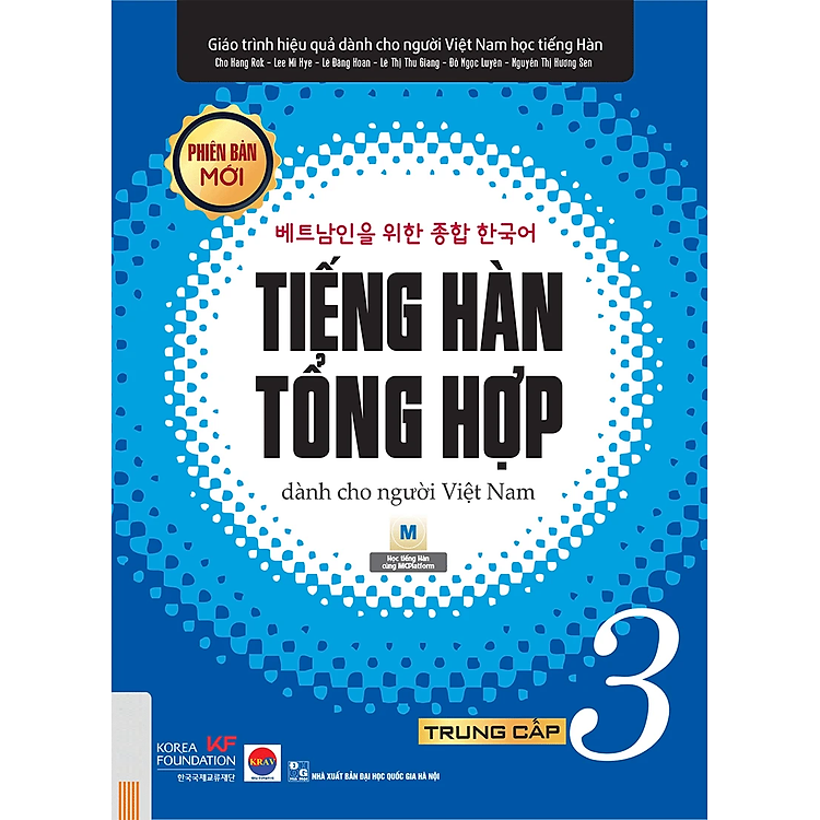 Tiếng Hàn Tổng Hợp Dành Cho Người Việt Nam: Trung Cấp 3 - Bản Đen Trắng (Phiên Bản Mới)