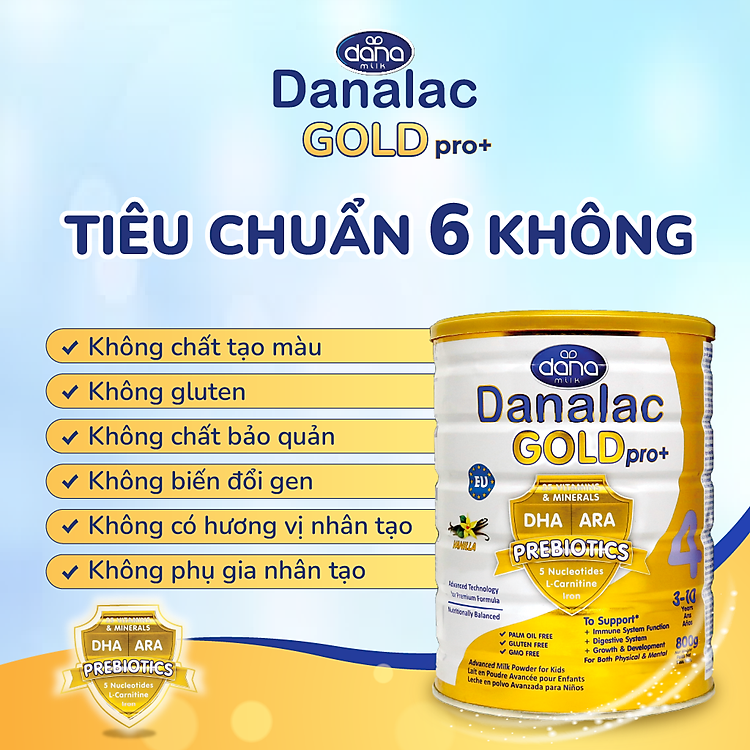 Sữa Danalac Gold Pro+ Số 1 Cho Bé Tiết kiệm - Hình ảnh 5